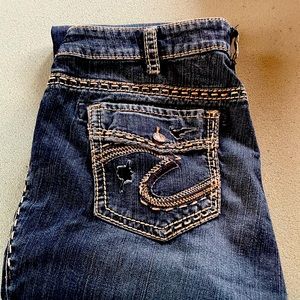 Womens silver jeans
